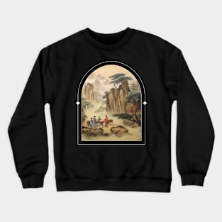 Hills and Valleys Japanese Crewneck Sweatshirt